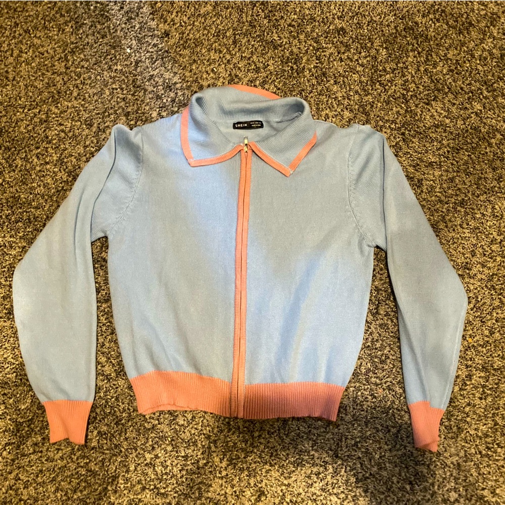 Shein zip up sweater